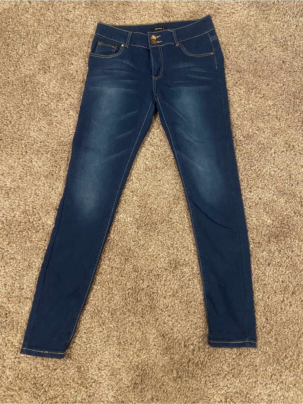 Slim Fit Dark Blue Junior’s Skinny Jeans